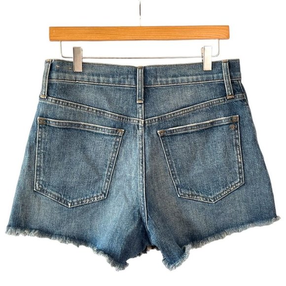 Madewell The Perfect Jean Shorts Rayburn Wash Comfort Stretch Edition Size 28 - Picture 2 of 11